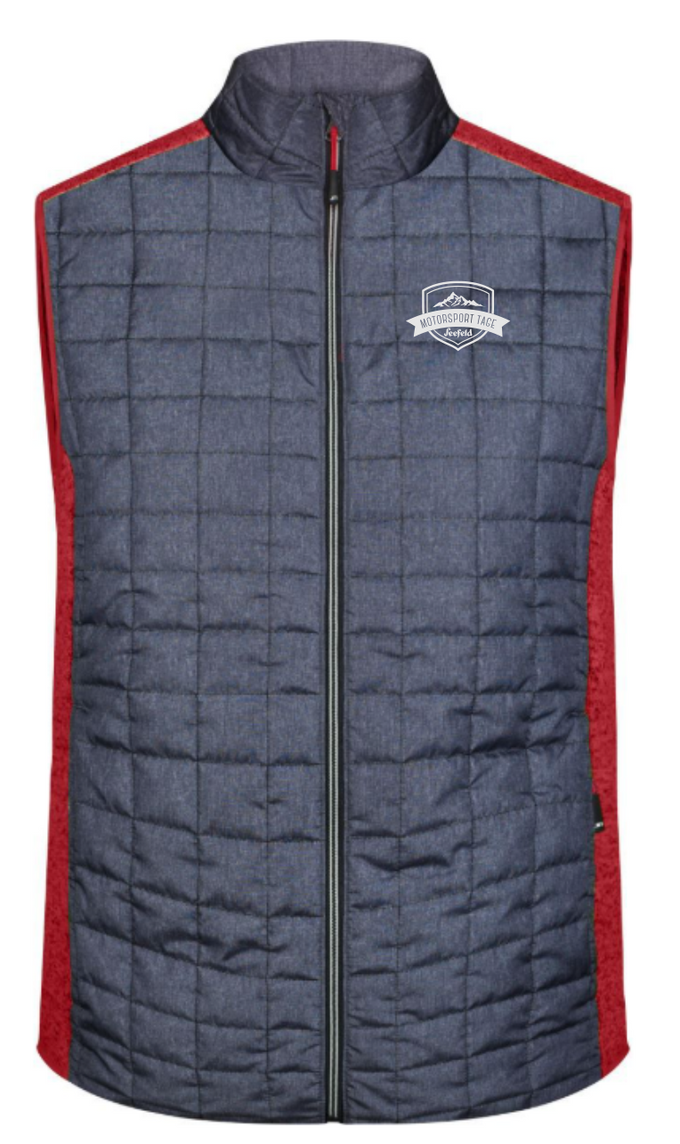 Herren Hybrid Strickfleece Gilet
